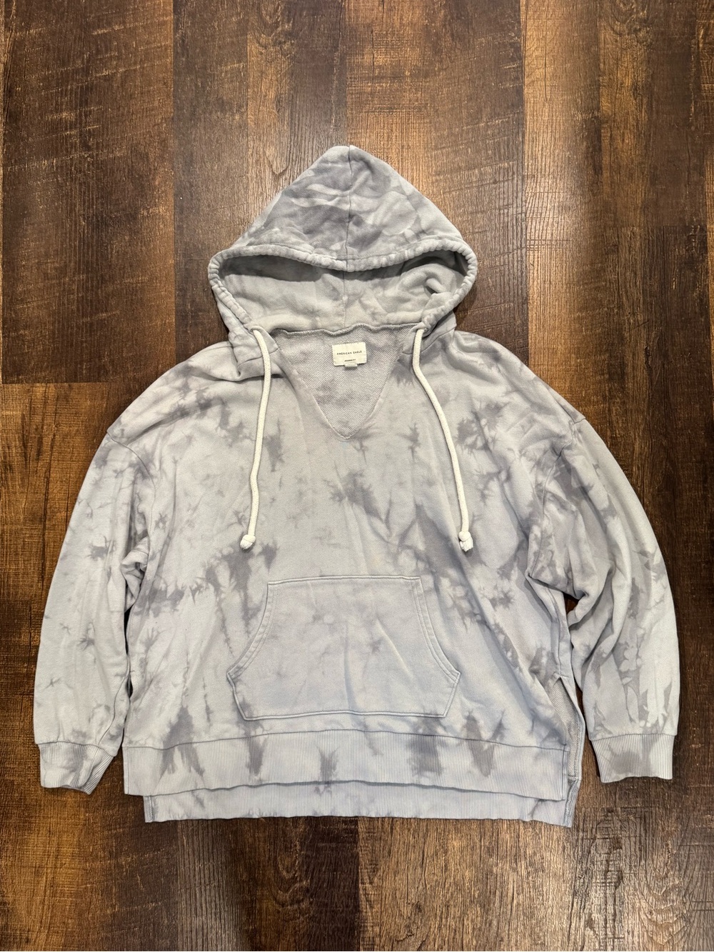 American eagle jegging fit soft grey tie dye hoodie